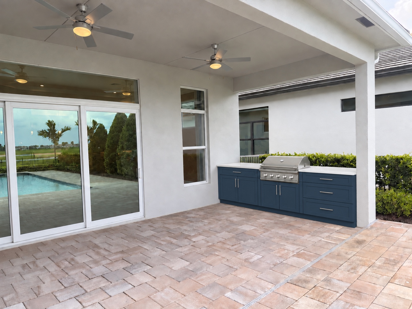 Jordan kitchen with Symphony Blue cabinetry